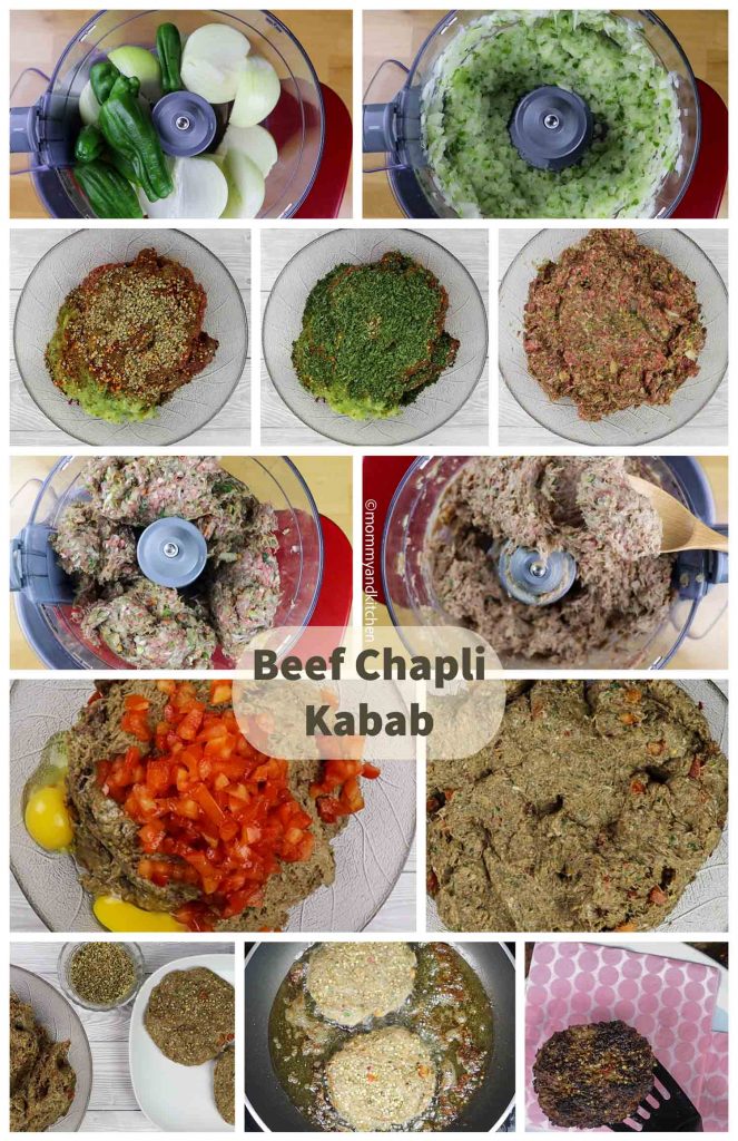 Recipe Pictorials for Chapli Kabab