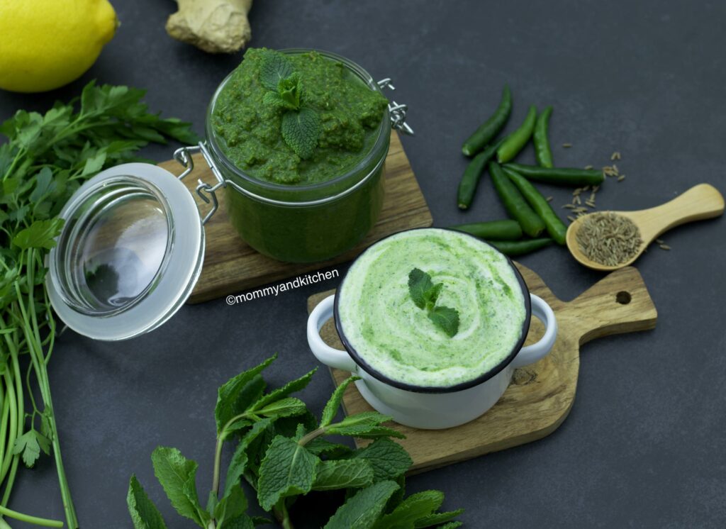 mint chutney for BBQ party