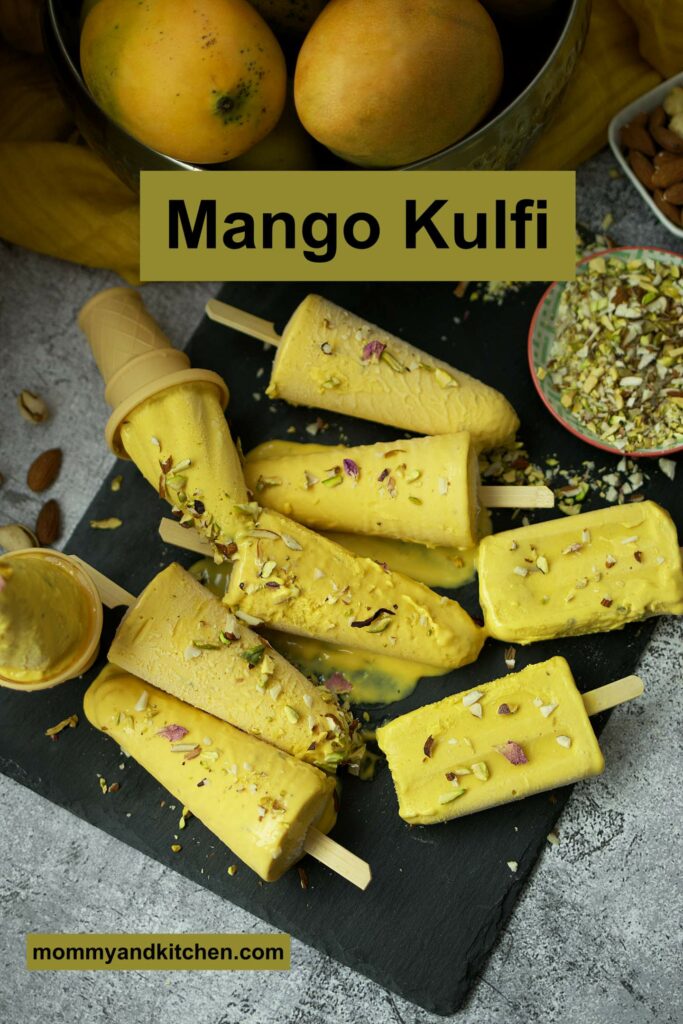 Homemade Mango Kulfi
